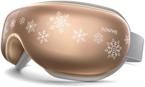 RENPHO Fathers Day Dad Gifts, Eye Massager with Heat, FSA Eligible HSA, Eye Mask for Head Tension, Birthday Gifts for Men Women Mom Husband, Sleep Mask for Eye Strain and Dry Eyes, Eyeris 1|B07SM61FCT