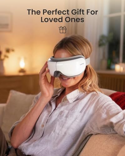 RENPHO Fathers Day Dad Gifts, Eye Massager with Heat, FSA Eligible HSA, Eye Mask for Head Tension, Birthday Gifts for Men Women Mom Husband, Sleep Mask for Eye Strain and Dry Eyes, Eyeris 1|B07SM61FCT