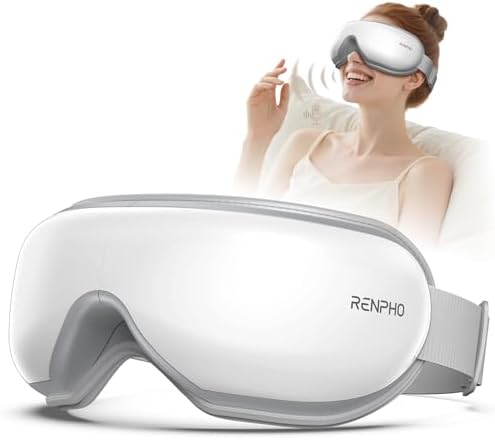 RENPHO Fathers Day Dad Gifts, Eye Massager with Heat, FSA Eligible HSA, Eye Mask for Head Tension, Birthday Gifts for Men Women Mom Husband, Sleep Mask for Eye Strain and Dry Eyes, Eyeris 1|B07SM61FCT