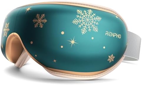 RENPHO Fathers Day Dad Gifts, Eye Massager with Heat, FSA Eligible HSA, Eye Mask for Head Tension, Birthday Gifts for Men Women Mom Husband, Sleep Mask for Eye Strain and Dry Eyes, Eyeris 1|B07SM61FCT