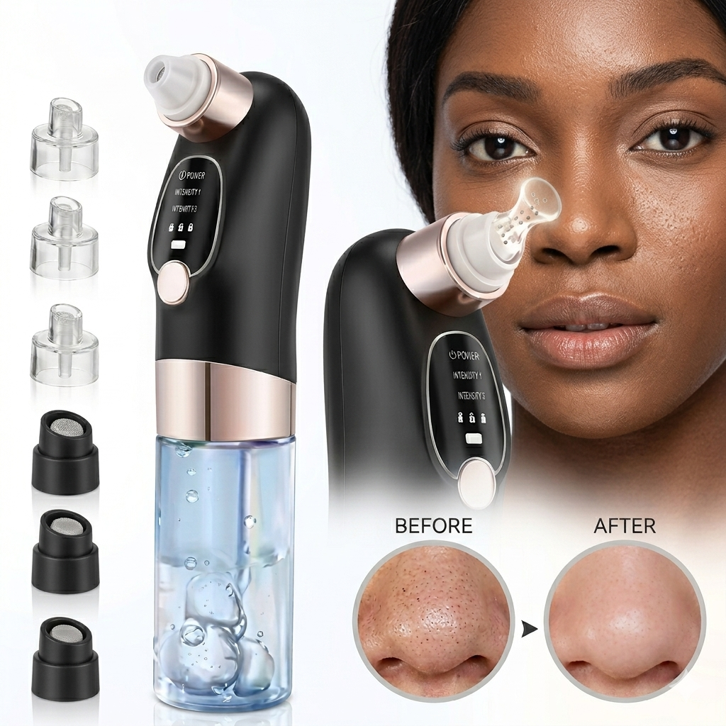 USB Rechargeable Blackhead, Pimple, Acne Remover Pore Vacuum